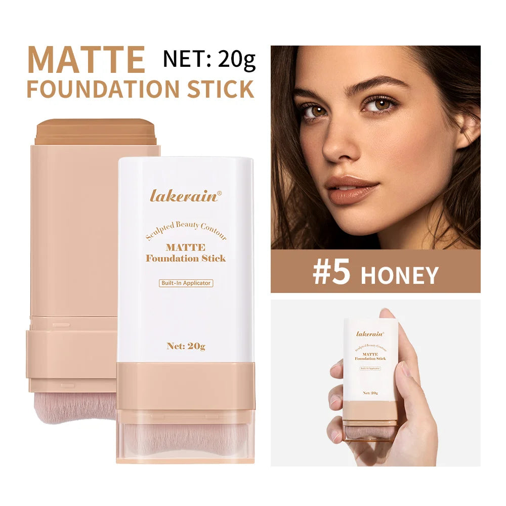 Matte Foundation Stick with Built-in Blending Brush - 39