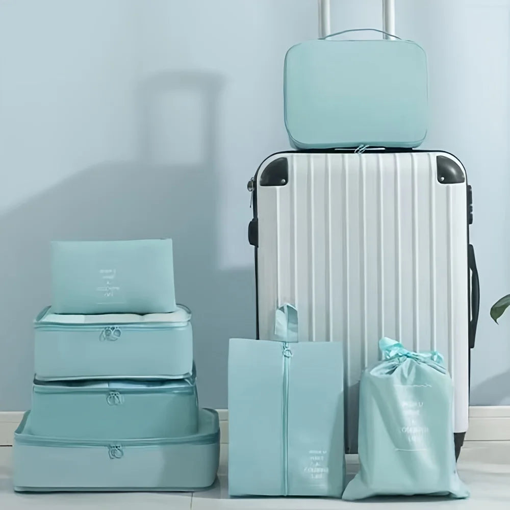 Travel Luggage Organizer Storage Bag Set - 13