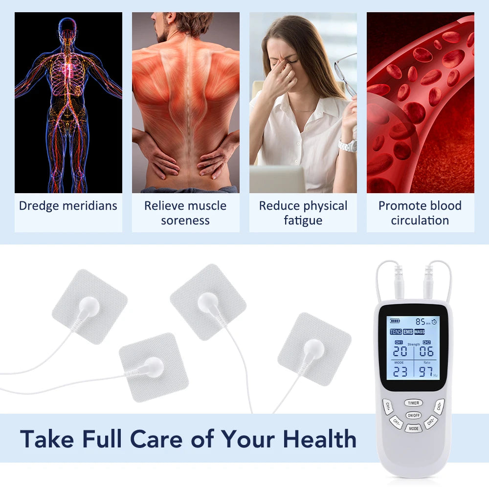 Digital TENS & EMS Muscle Stimulator for Pain Relief - 9