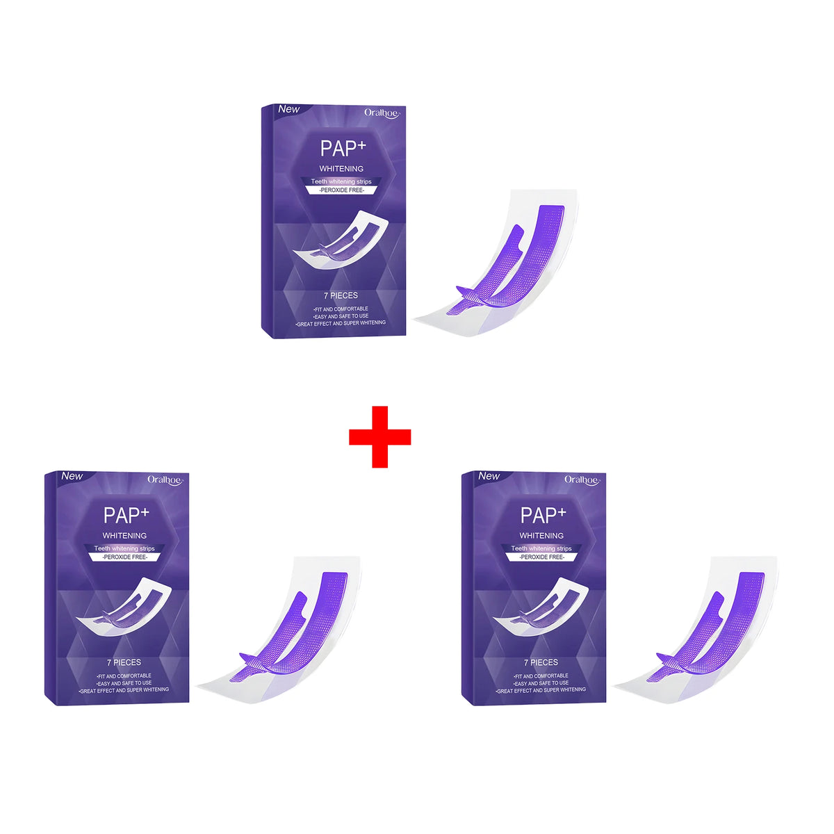 Gentle Peroxide-Free Teeth Whitening Strips