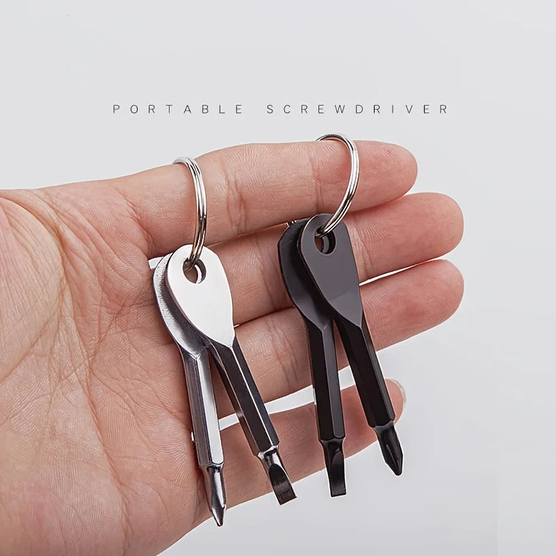 Portable Keychain Screwdriver Repair Tool Set - 1