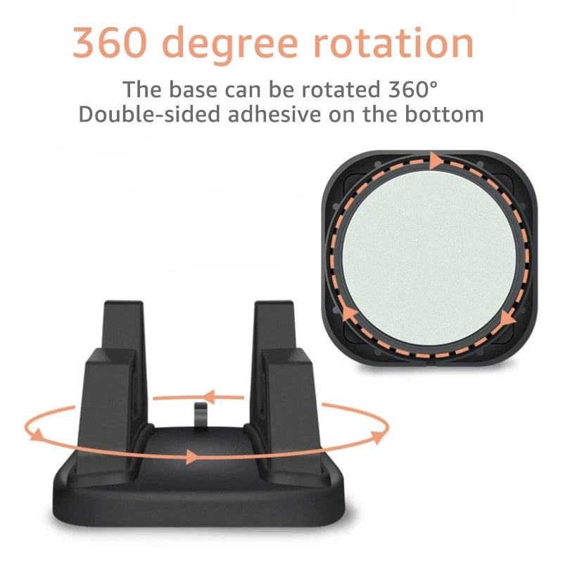 360-Degree Rotatable Car Dashboard Phone Mount - 2
