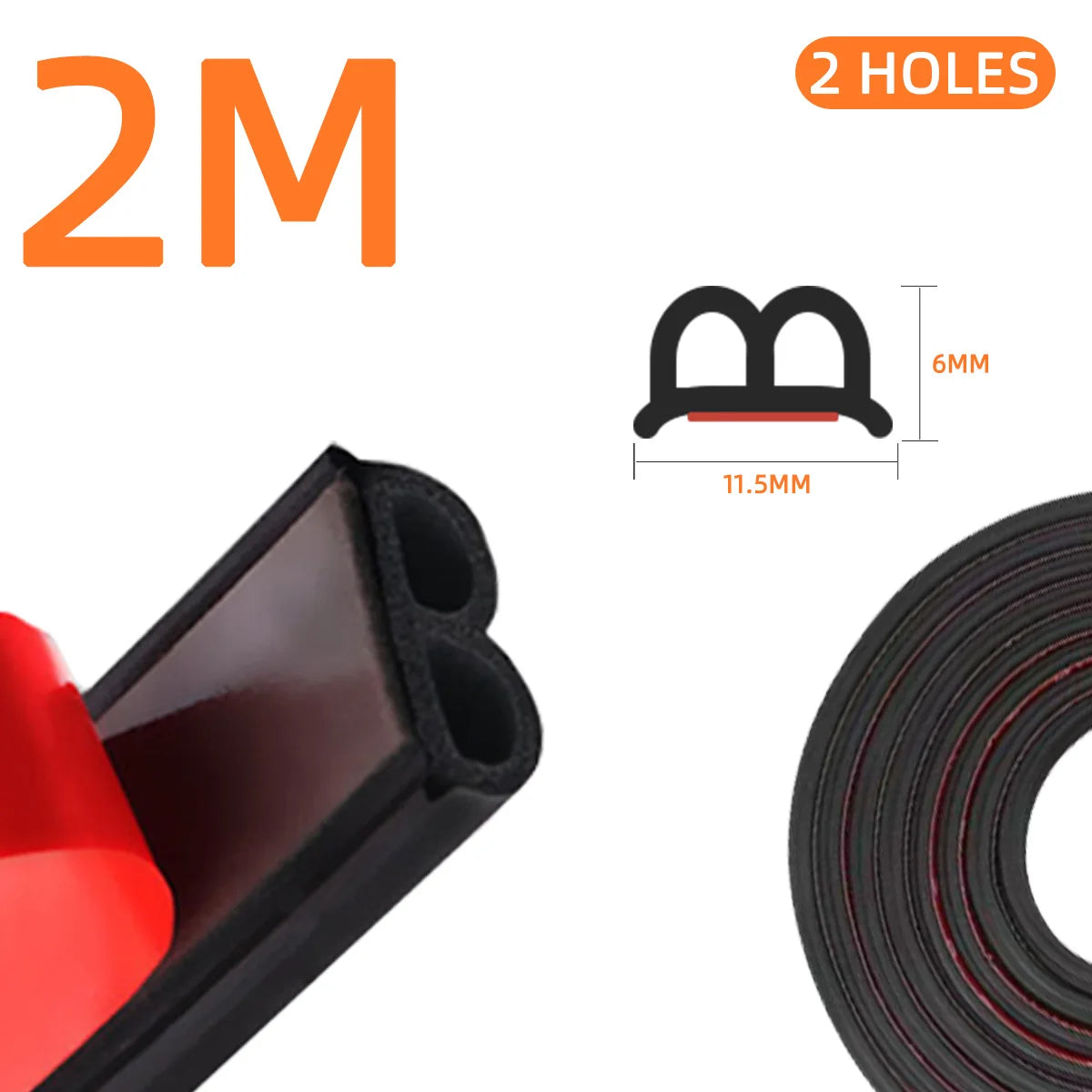 Universal Self-Adhesive Automotive Door Sealing Strip