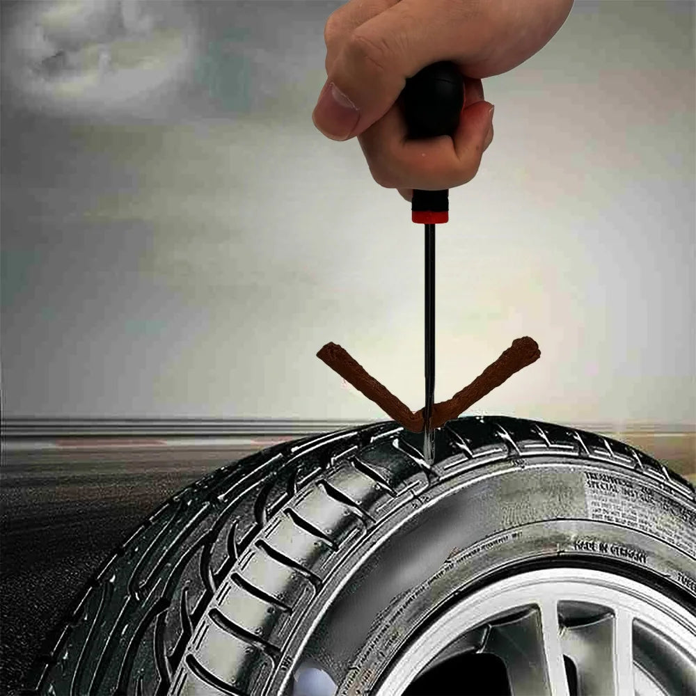 Heavy-Duty Tubeless Tire Puncture Repair Kit