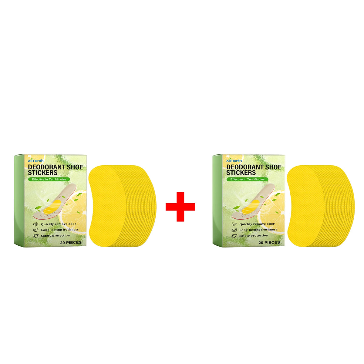 Refreshing Shoe Deodorizer Patches for Odor and Moisture Control