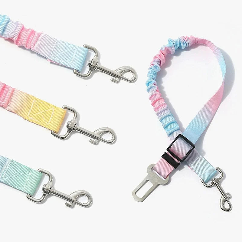 Adjustable Gradient Dog Car Safety Seat Belt - 2