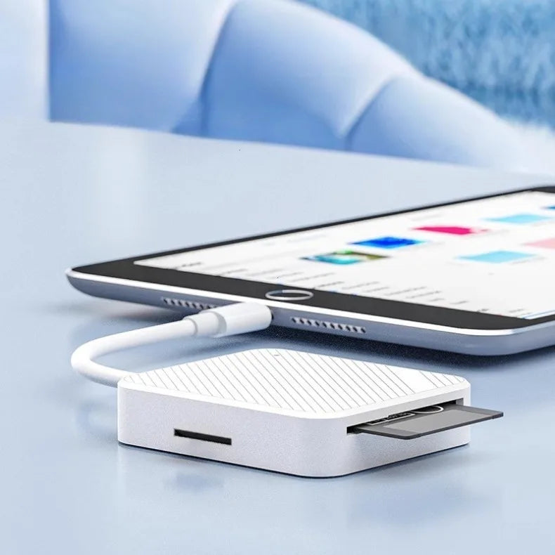 4-in-1 USB-C Multi-Memory Card Reader Adapter - 9