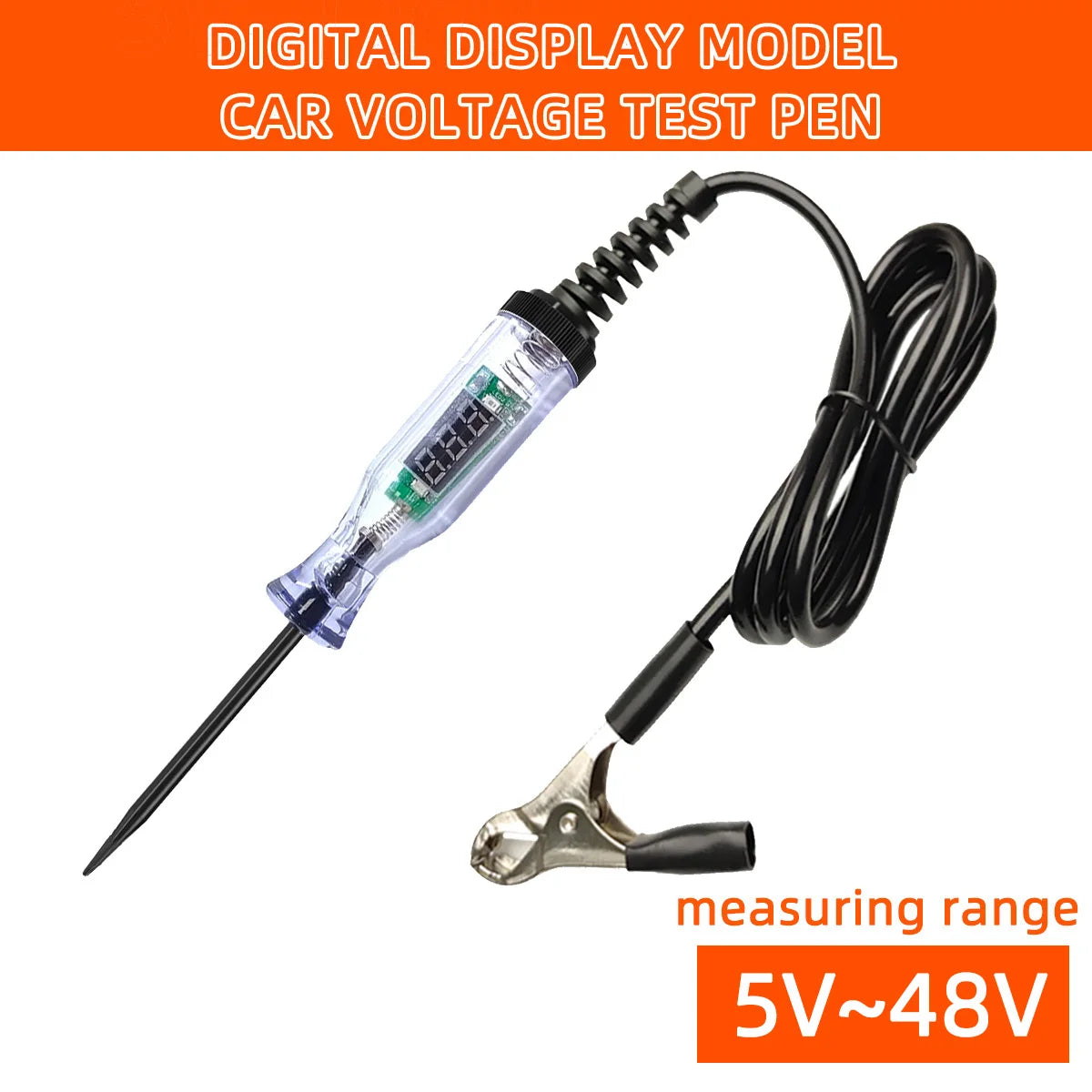 Digital Voltage Circuit Tester for Automotive Diagnostics - 7