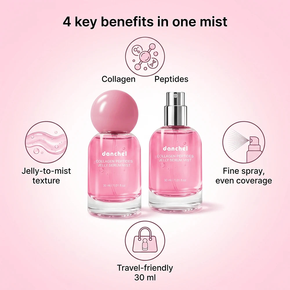 Collagen Peptides 2-in-1 Jelly Face Serum and Hydrating Mist - 3