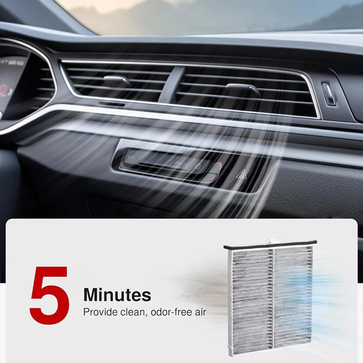 Activated Carbon Cabin Air Filter for Mazda - 6