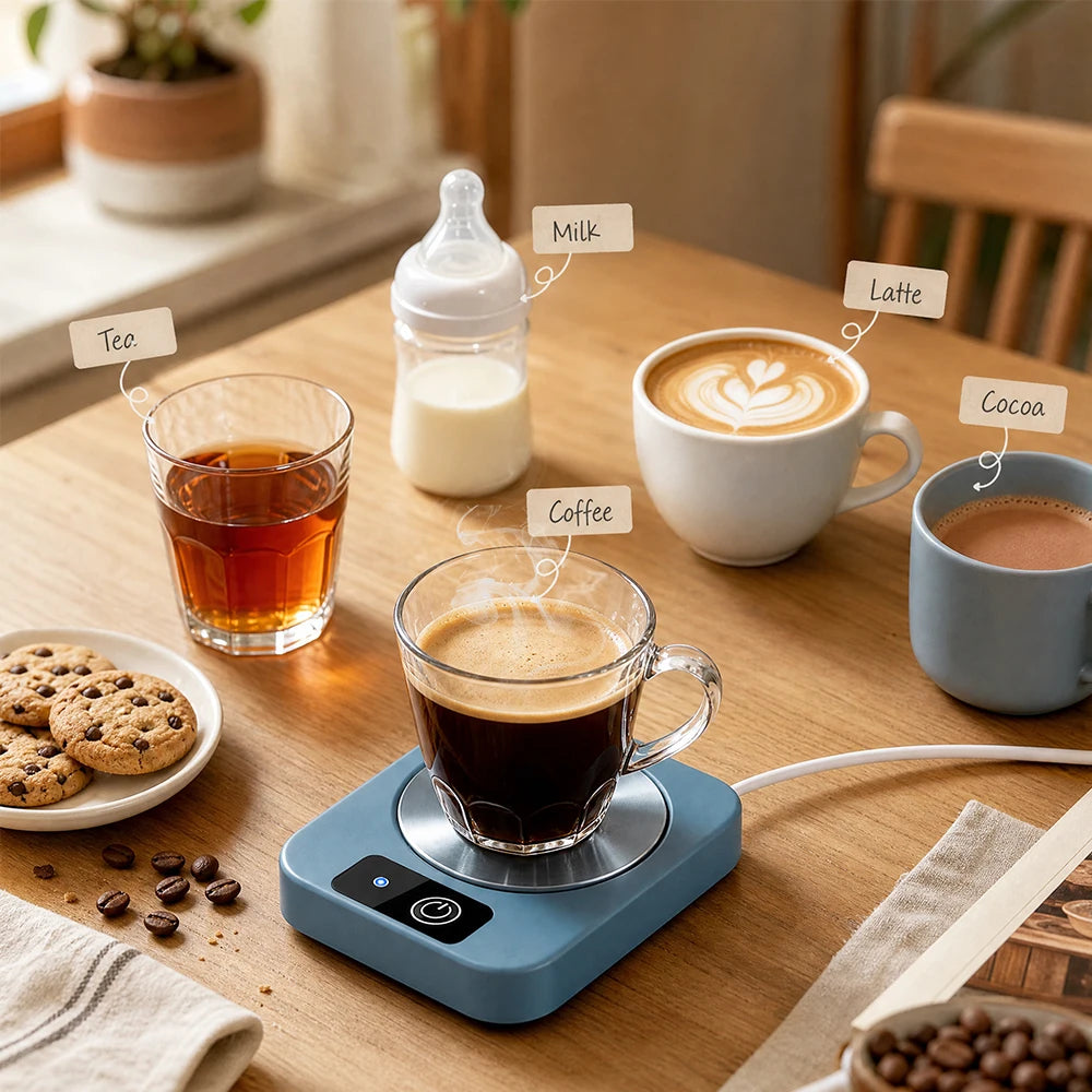 Electric Constant Temperature Desktop Mug Warmer - 3