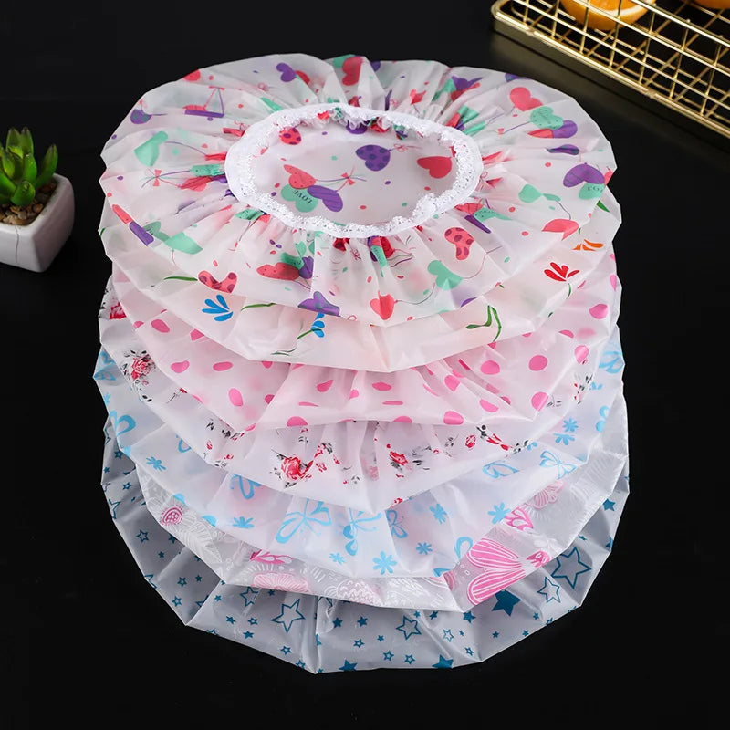 Adjustable Waterproof Shower Cap for Hair Protection