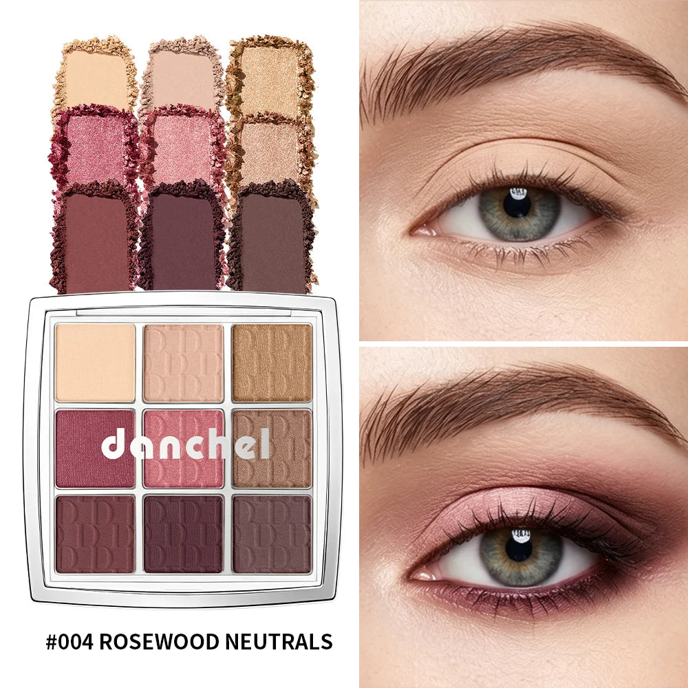 9-Shade Pigmented Eyeshadow Palette for Versatile Makeup Looks - 3