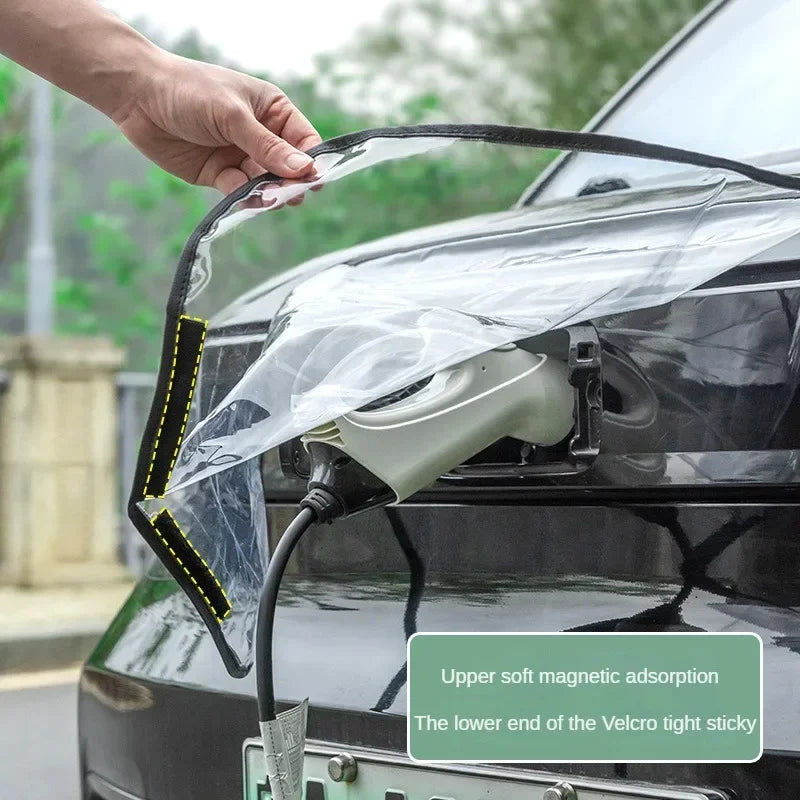 Magnetic EV Charging Port Rain and Dust Cover - 3
