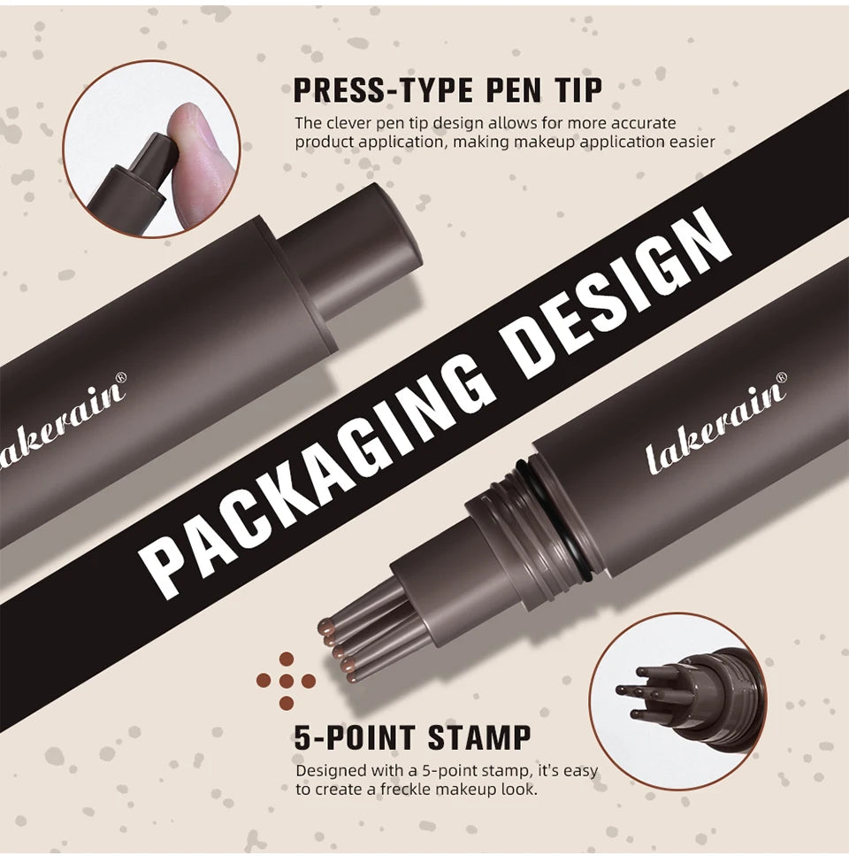Waterproof Natural Freckle Stamp Makeup Pen