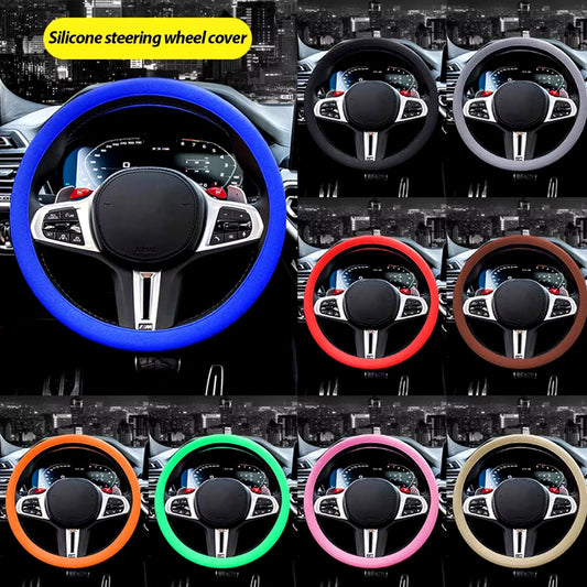 Universal Non-Slip Silicone Steering Wheel Cover