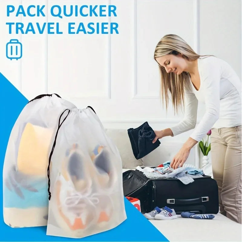 Waterproof Portable Drawstring Storage Bags for Travel