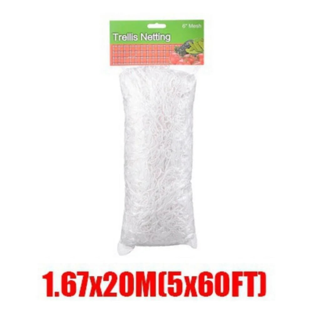 Heavy-Duty Polyester Garden Trellis Netting for Climbing Plants