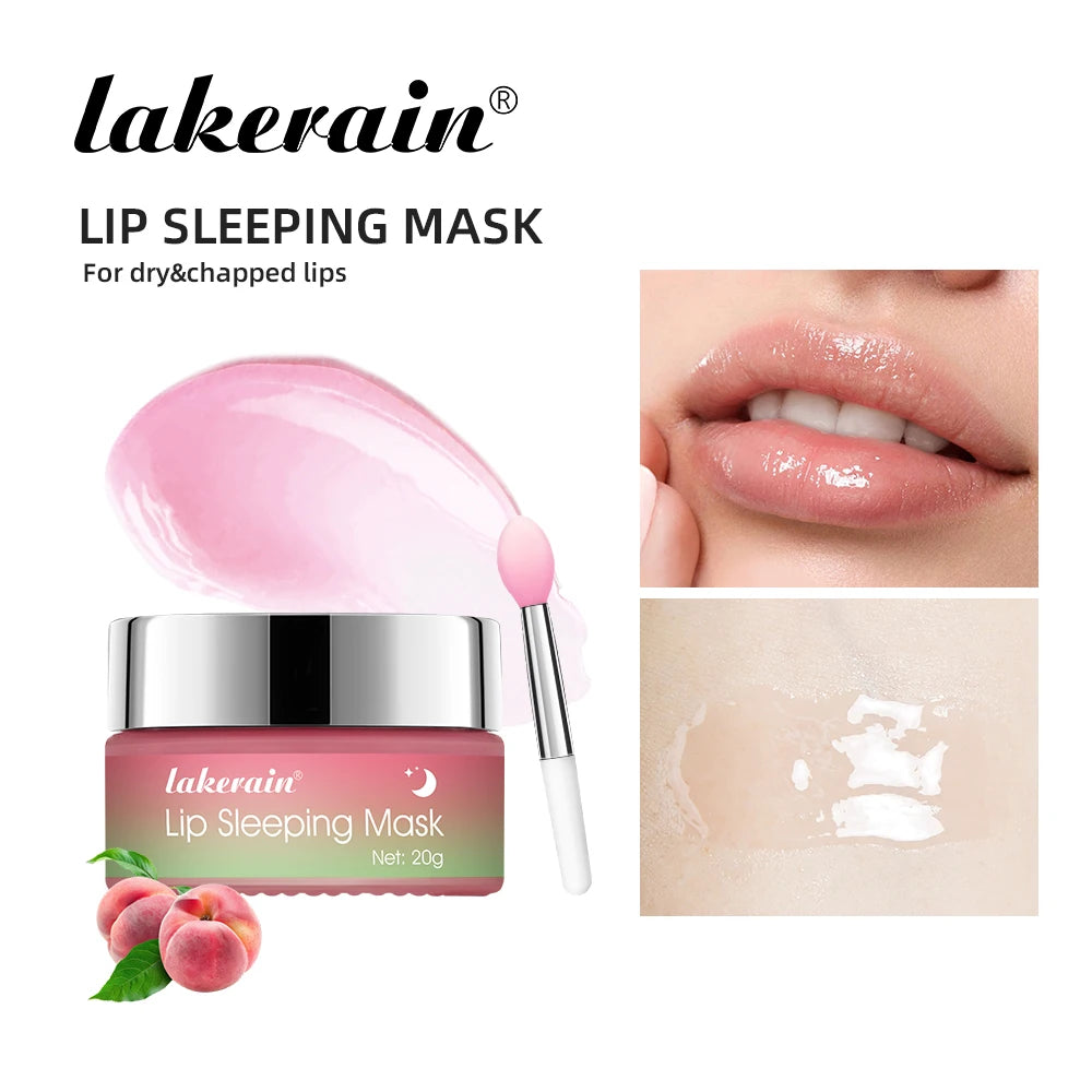 Hydrating Dual-Color Lip Sleeping Mask for Dry Cracked Lips