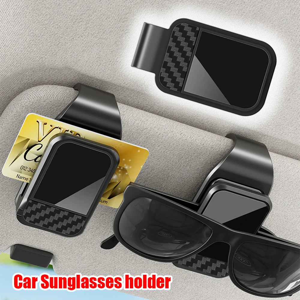 Car Sun Visor Sunglasses Holder and Ticket Organizer Clip - 5