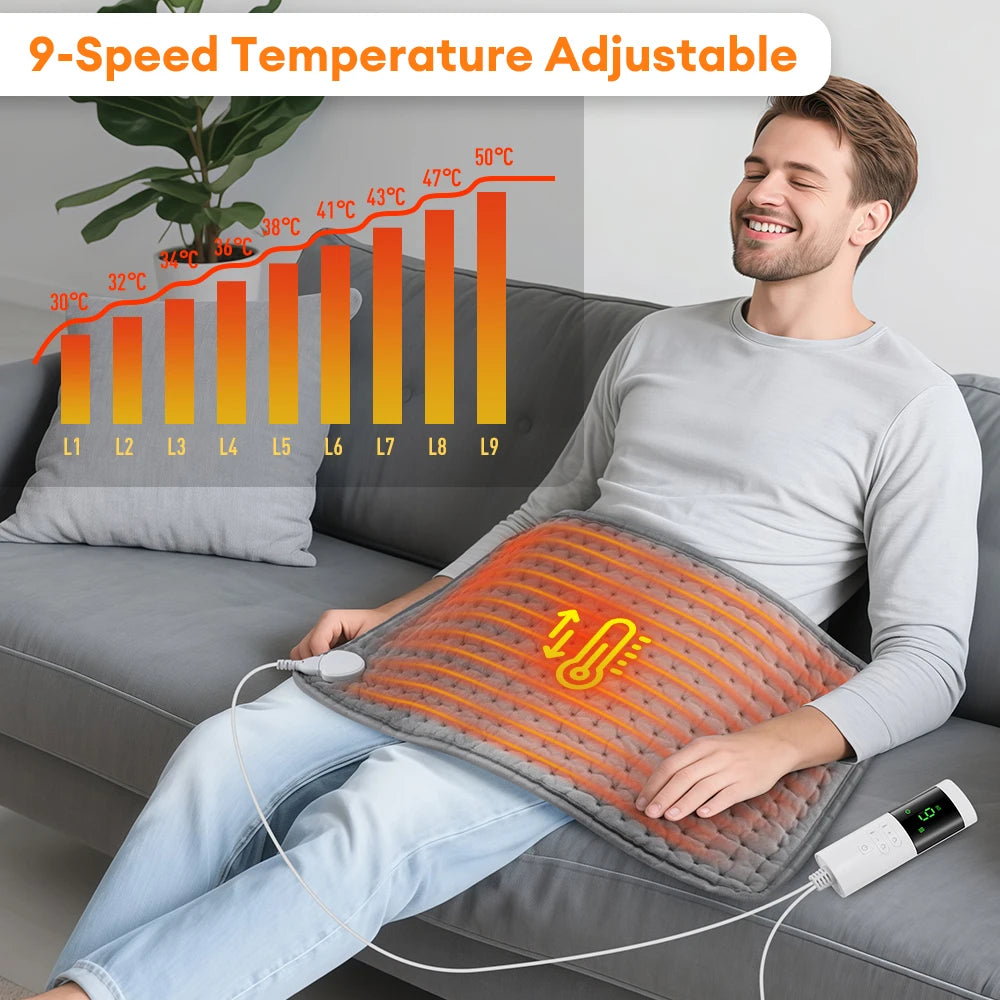 Electric Heating Pad for Back and Muscle Pain Relief - 7