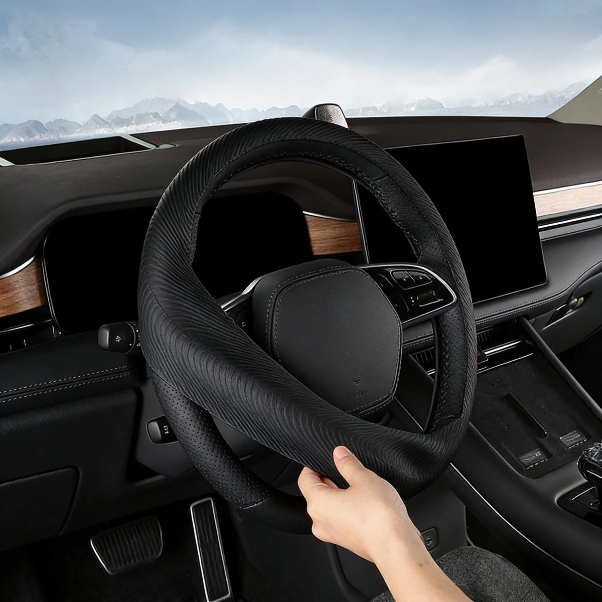 Non-Slip Breathable Silicone Car Steering Wheel Cover