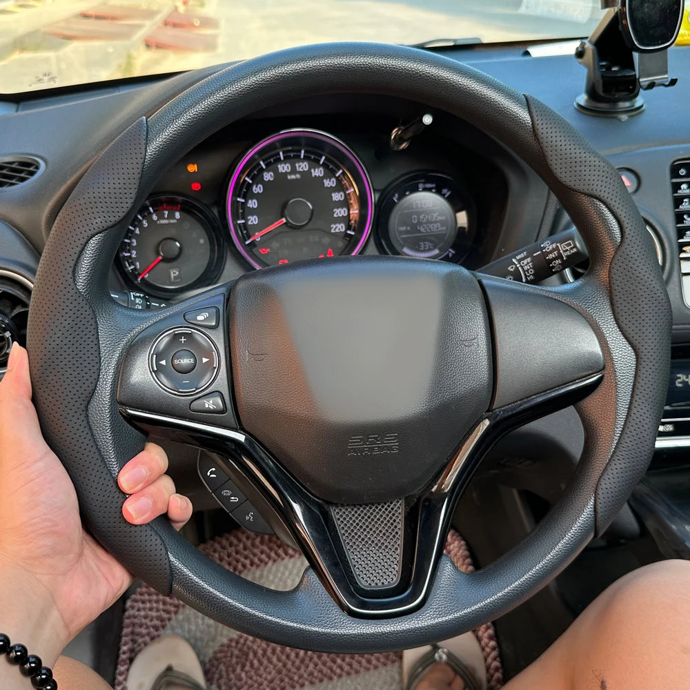Universal Non-Slip Car Steering Wheel Booster Cover Set - 9