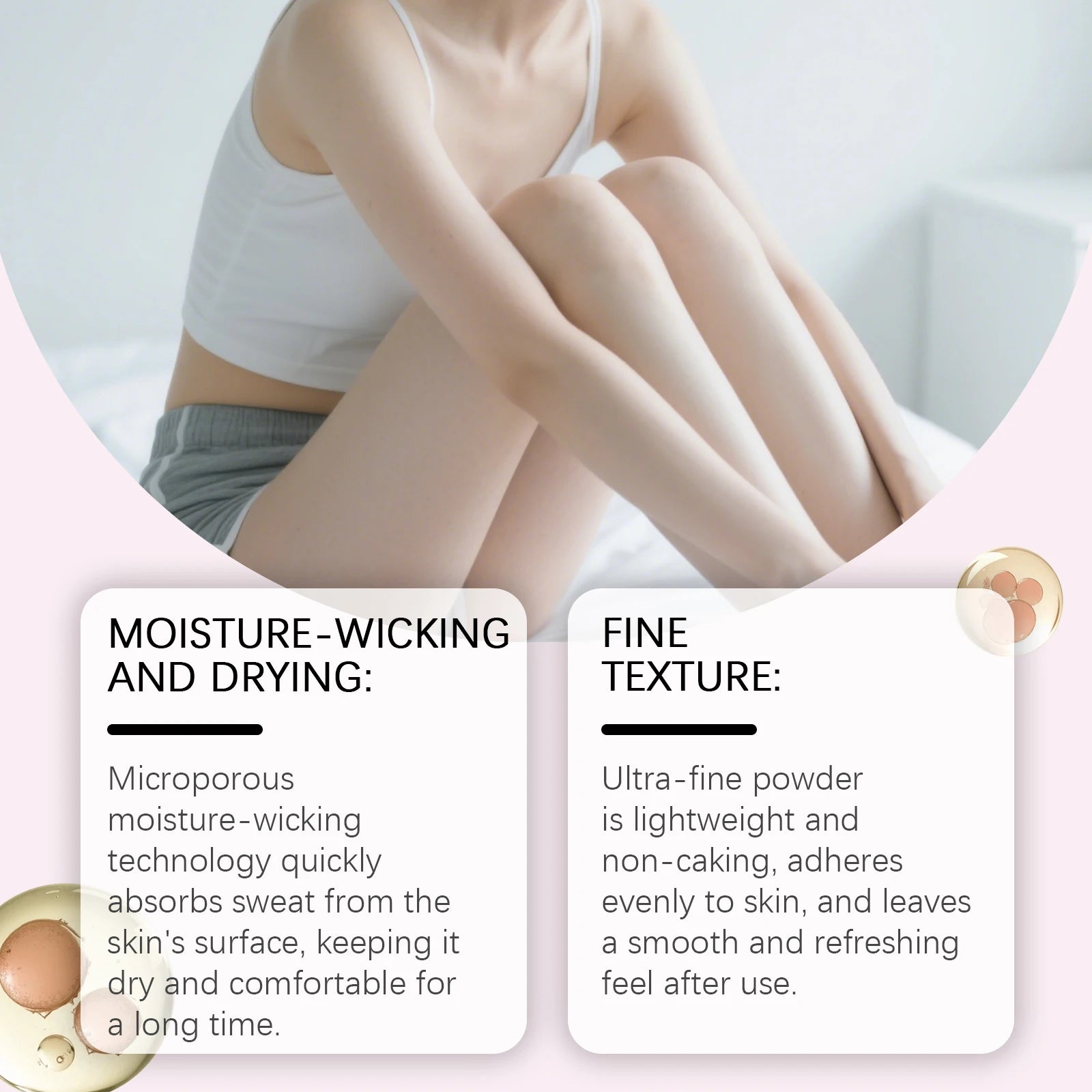 Cooling Sweat-Absorbing Body Powder for Anti-Chafing Comfort - 4