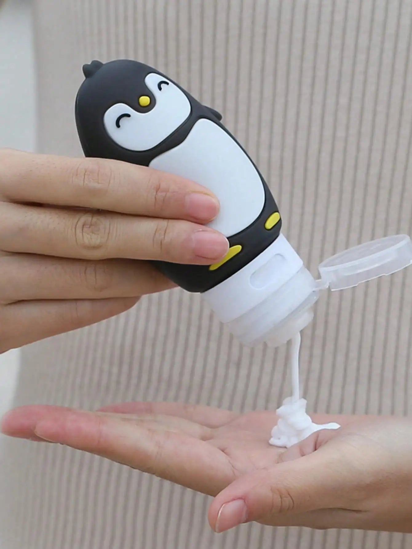 Cartoon Penguin Travel Bottle for Toiletries - 11