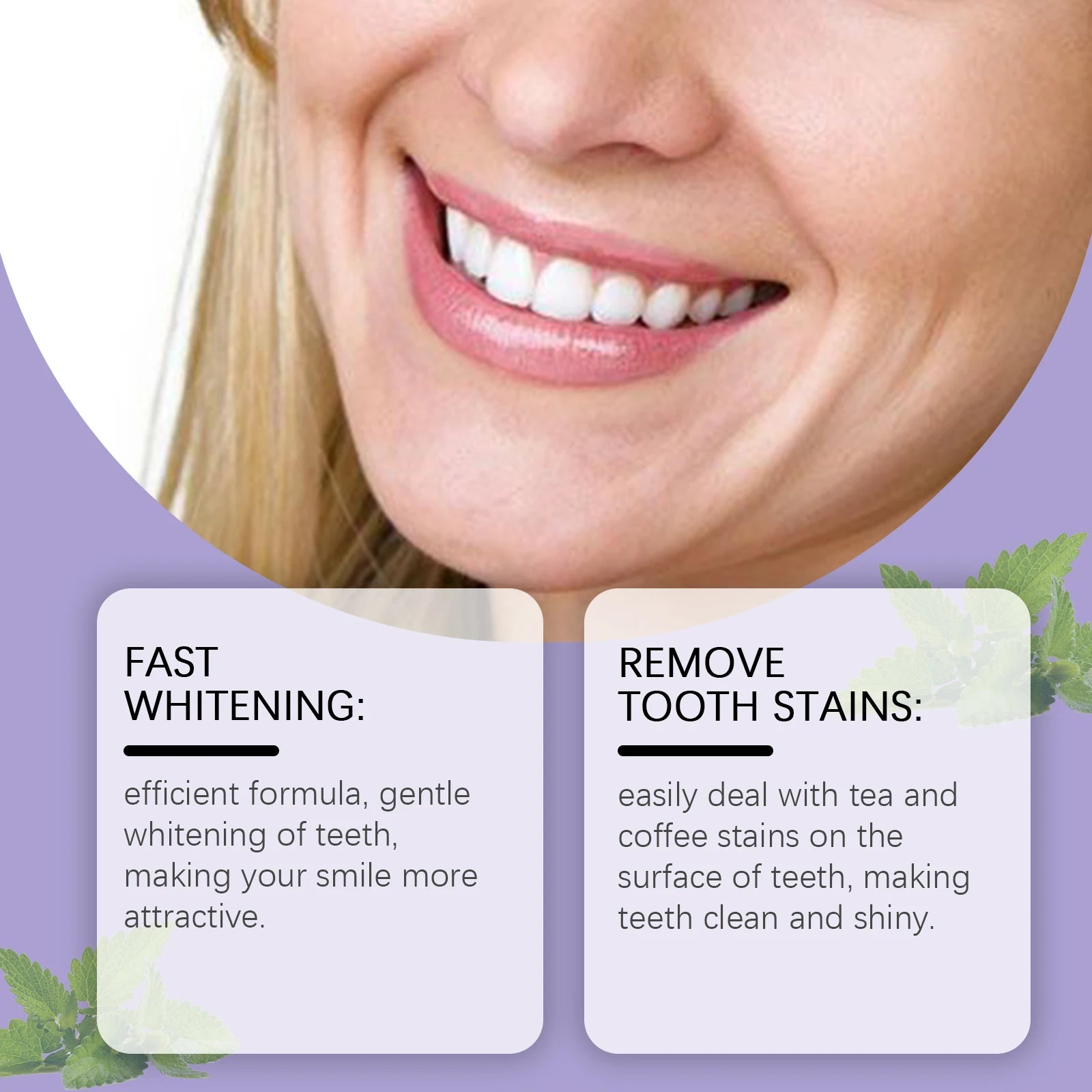 Gentle Peroxide-Free Teeth Whitening Strips - 8