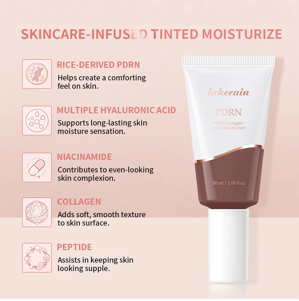 PDRN Collagen Tinted Moisturizer for Radiant Skin Glow - 13