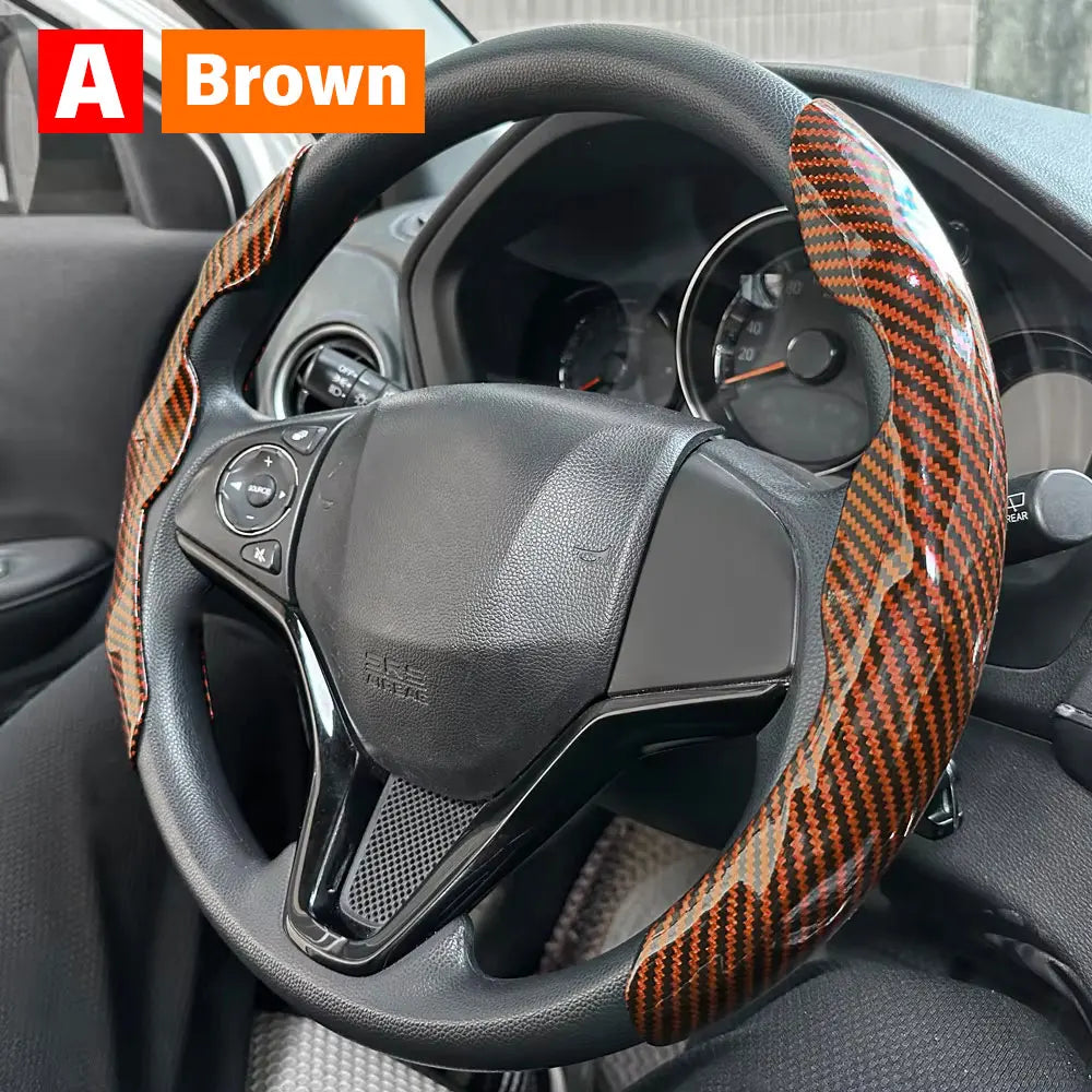 Anti-Slip Car Steering Wheel Cover for 38cm Wheels - 15