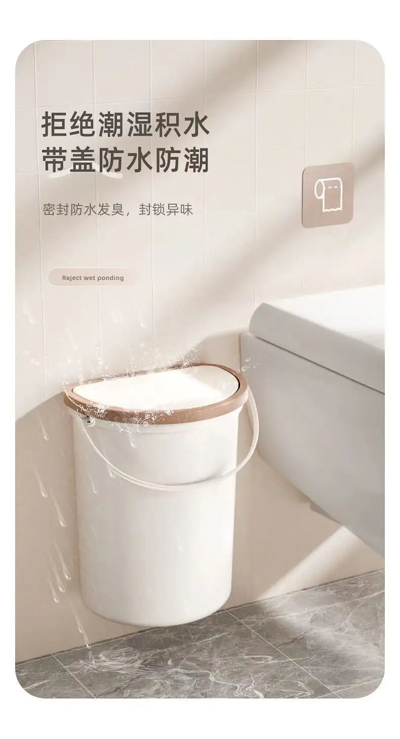 Wall-Mountable Trash Bin for RV, Camping, and Kitchen