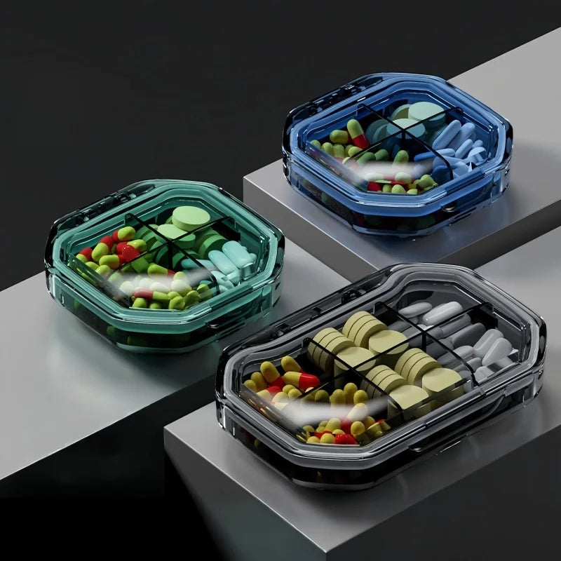 Portable Moisture-Proof Daily Pill Storage Organizer