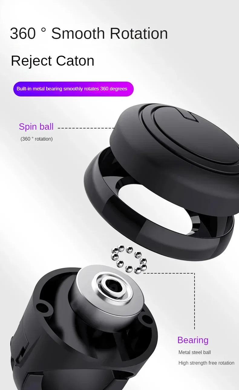 360 Degree Steering Wheel Booster Spinner Knob - 8