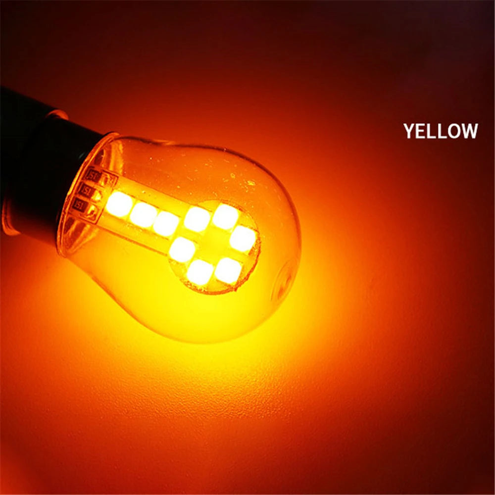 Bright LED Replacement Car Signal and Brake Light Bulb - 15