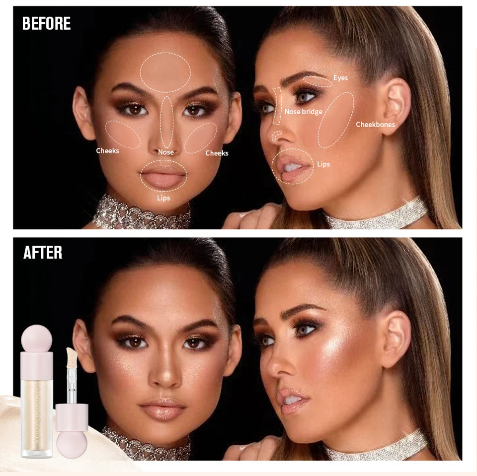 Liquid Highlighter for Radiant Face and Body Glow