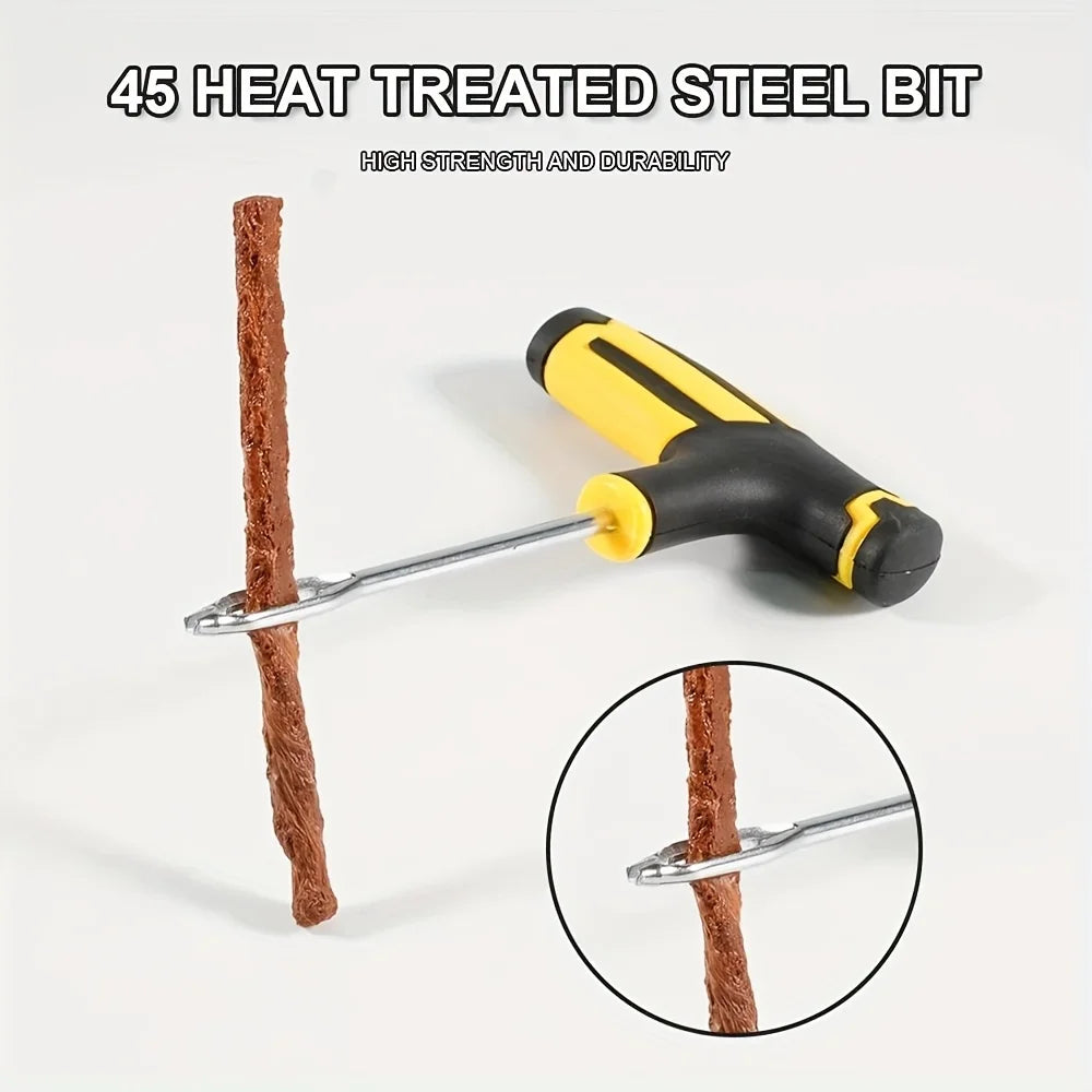 Portable Emergency Tire Repair Kit for Roadside Flat Fixes - 7
