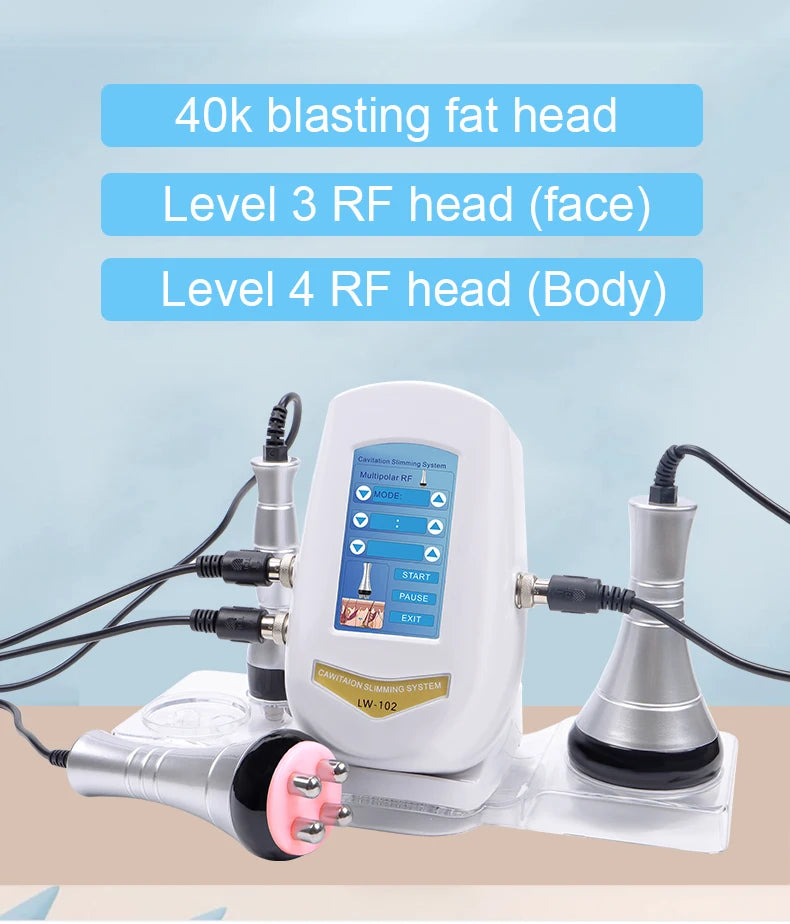 40K Ultrasonic Cavitation and RF Body Slimming and Lifting Machine - 12