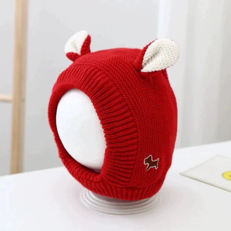 Winter Knitted Pet Hat for Ear Protection and Warmth