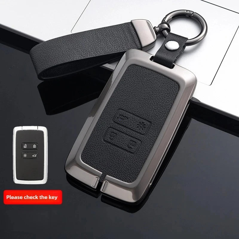 Leather Protective Car Key Case Cover