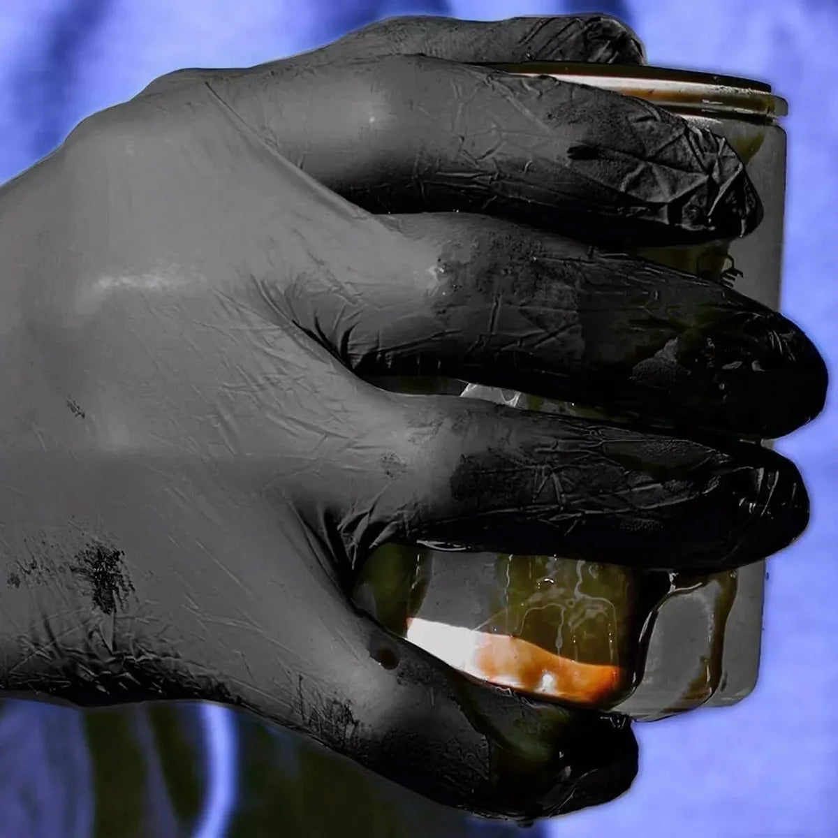 Heavy Duty Black Nitrile Disposable Gloves Powder Free Multipurpose