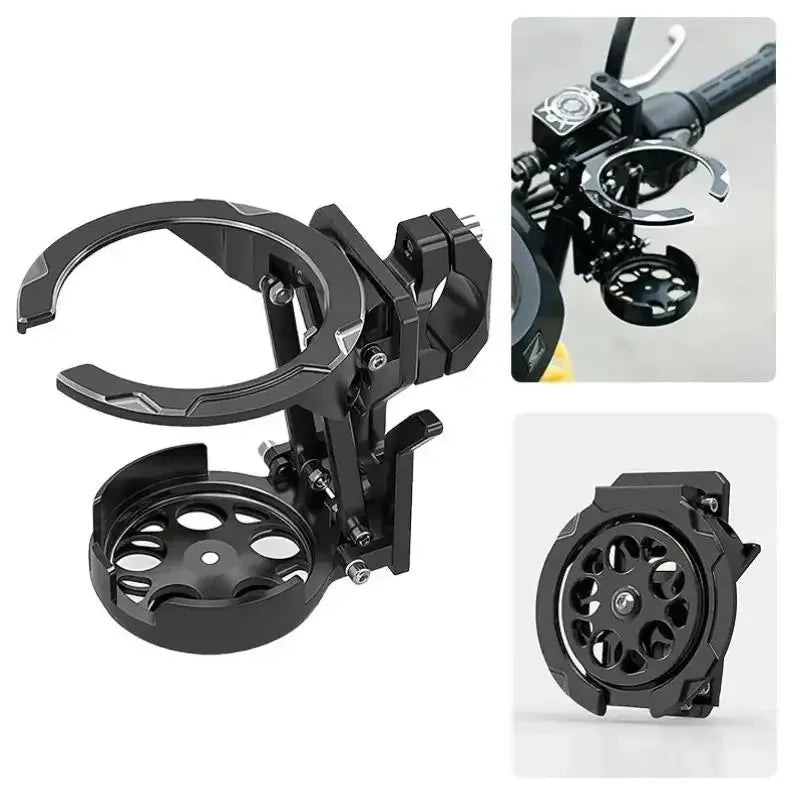 Foldable Motorcycle Handlebar Drink Cup Holder