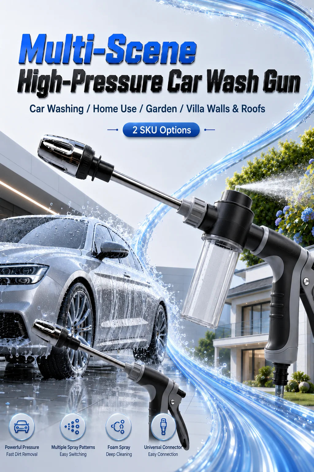 High-Pressure Foam Car Wash Sprayer Nozzle