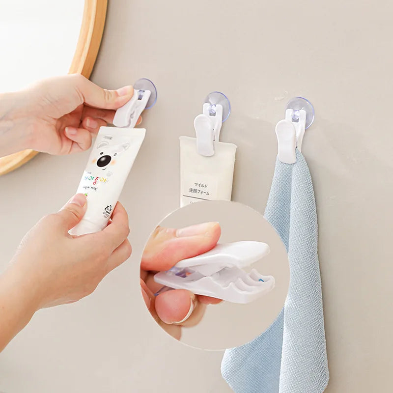 Multipurpose Rotating Suction Cup Clip Hooks - 2