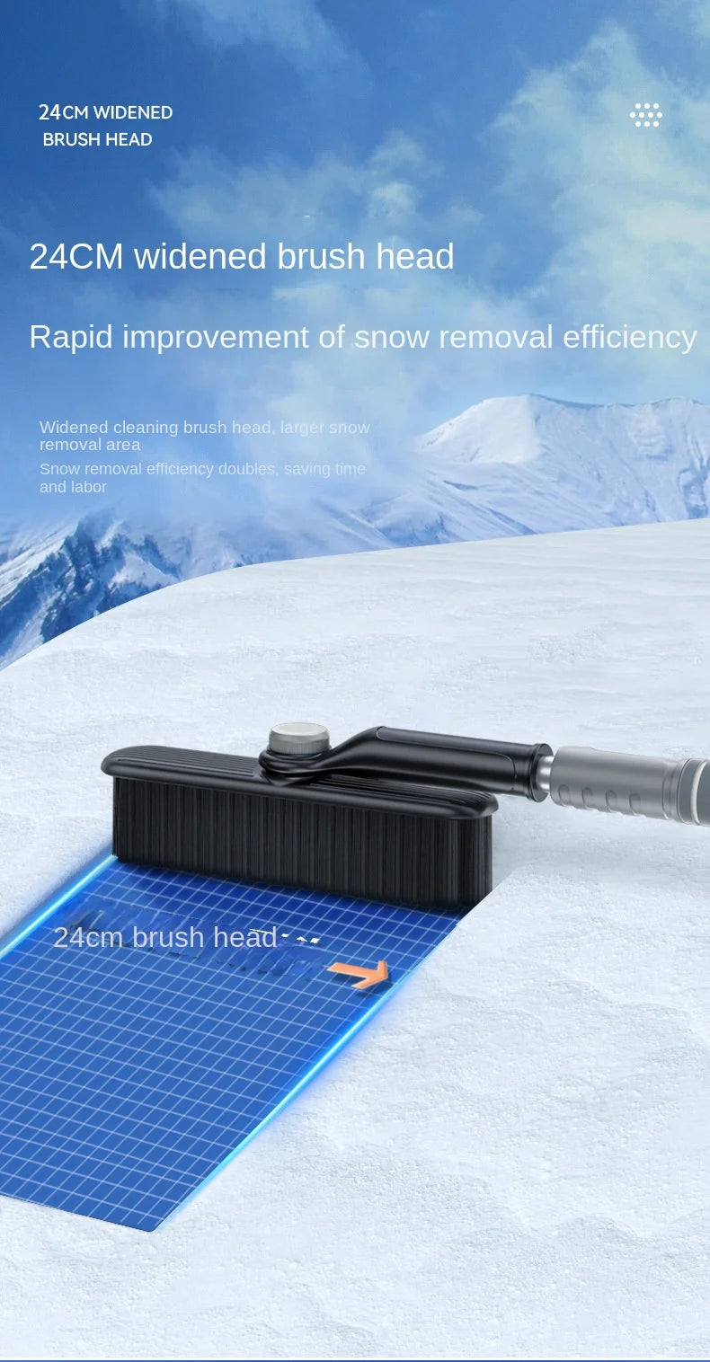 Retractable Car Snow Brush and Ice Scraper for Winter - 8