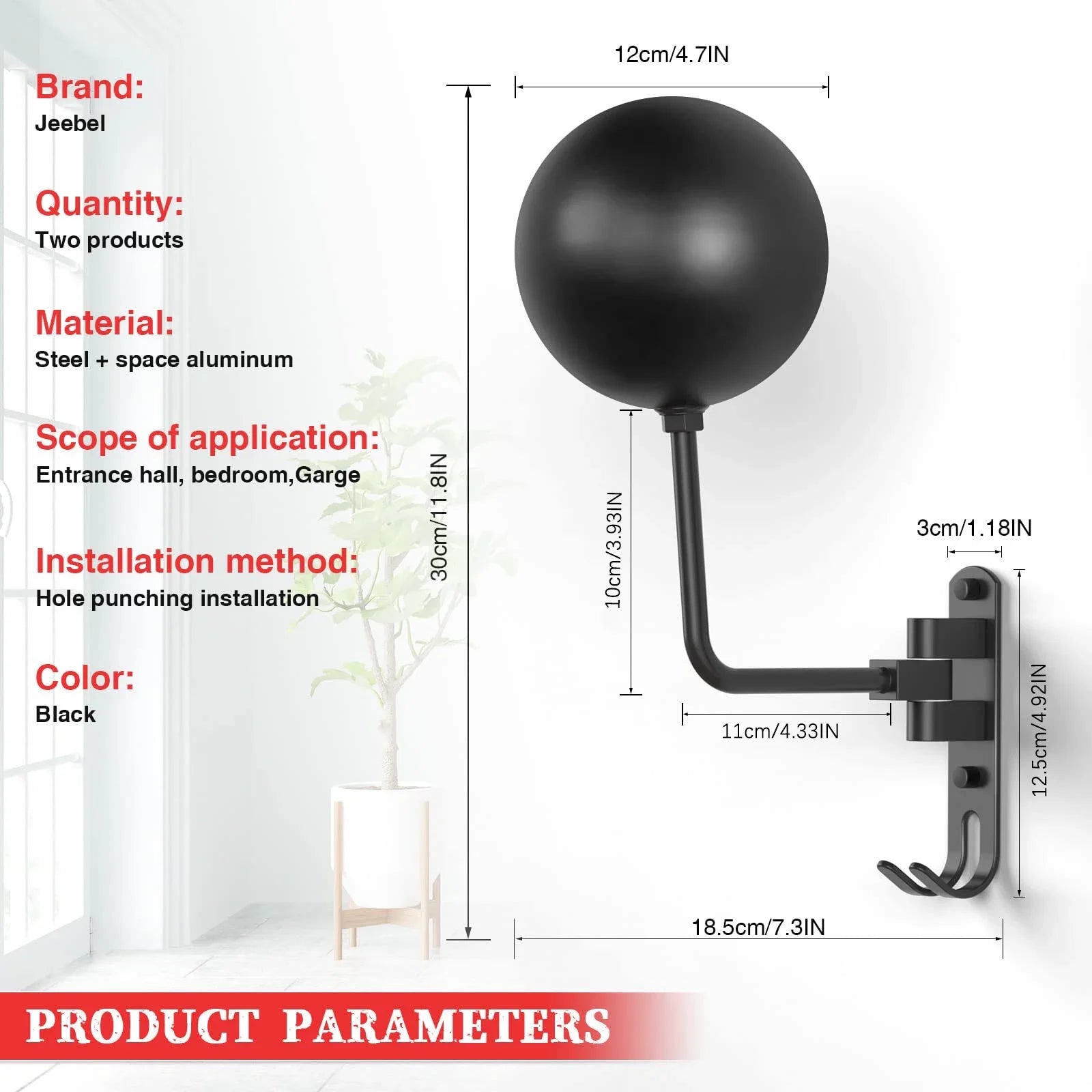 Rotating Wall Mount Helmet and Gear Rack - 6