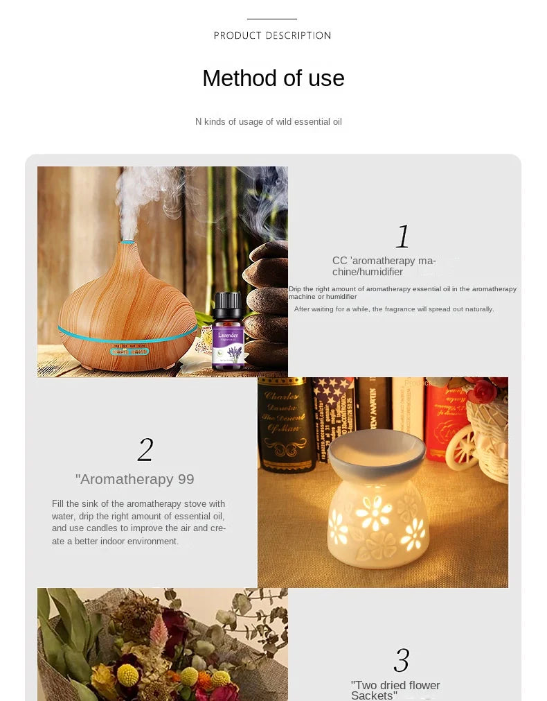18 Scents Essential Oil Set for Aroma Diffuser and Air Humidifier - 14