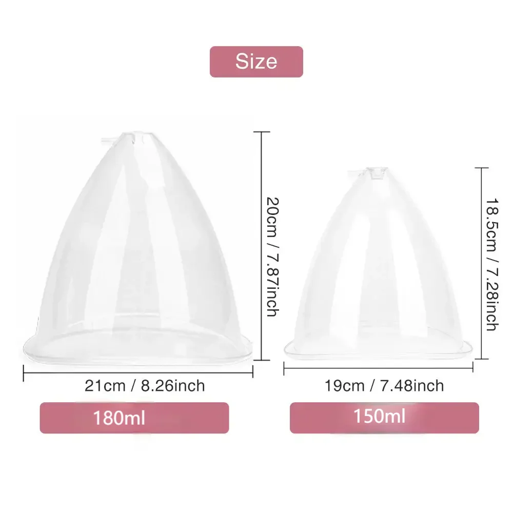 Vacuum Breast and Buttock Enhancement Massage Cups - 3