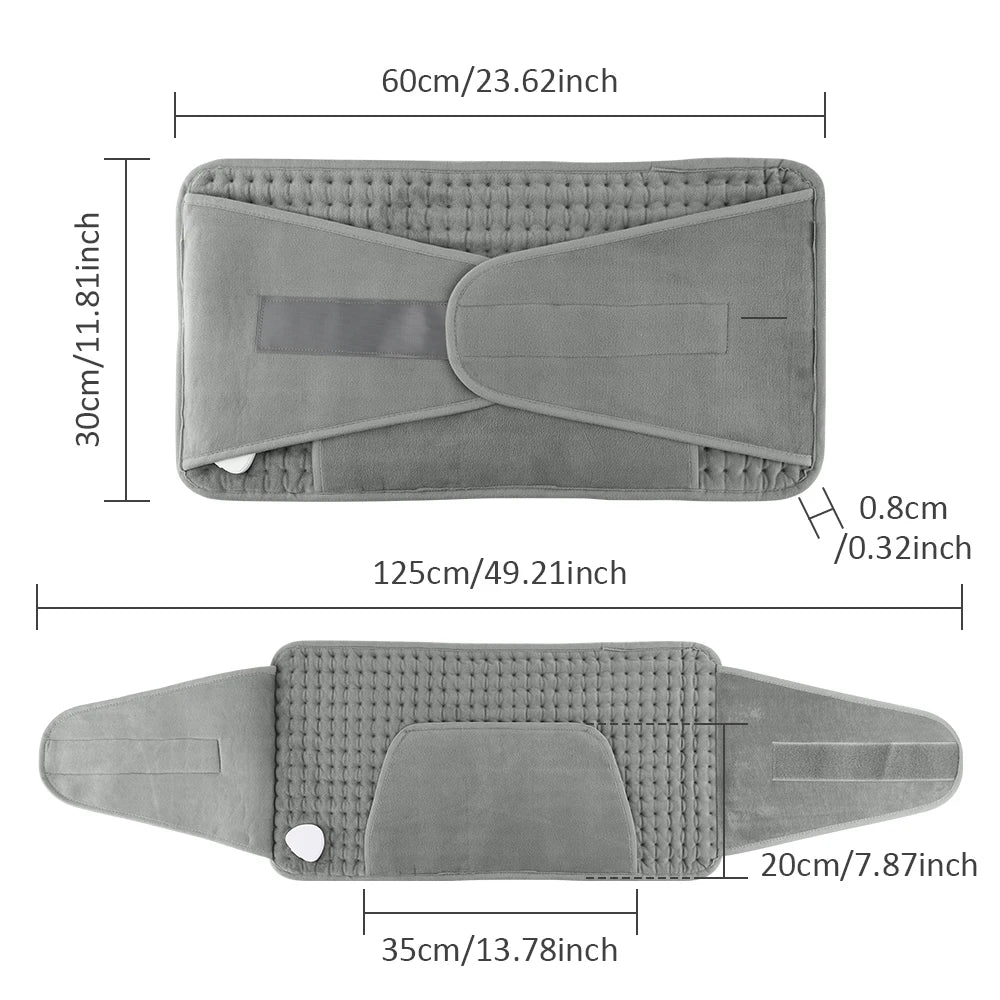 Electric Heated Waist and Back Heating Pad with Adjustable Settings